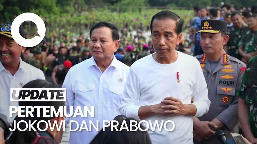 Isi Pertemuan Jokowi dengan Prabowo di Istana Kemarin