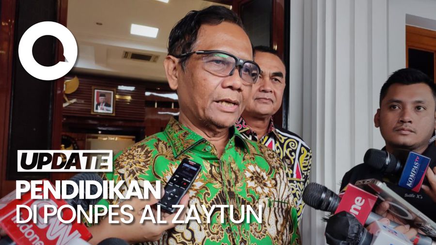 Mahfud Md Jamin Kelangsungan Pendidikan Ponpes Al Zaytun