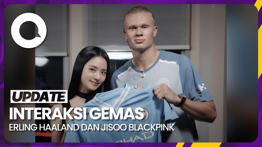 Saat Erling Haaland Panggil Jisoo Noona dan Ikut Flower Challenge