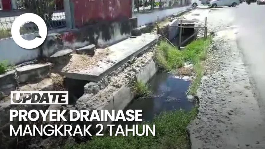 Warga Keluhkan Proyek Drainase Mangkrak di Gorontalo Jadi Biang Banjir