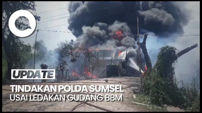 2 Kapolsek Dicopot Buntut Ledakan Gudang BBM Ilegal di Sumsel