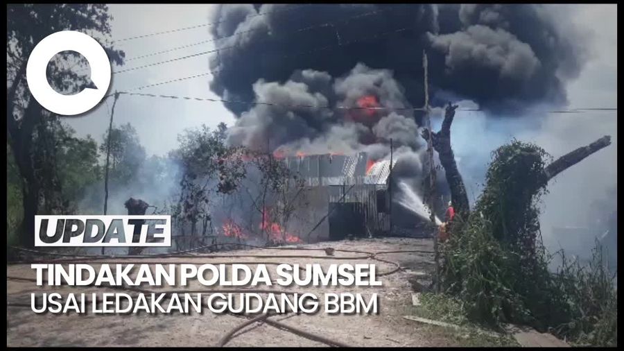 2 Kapolsek Dicopot Buntut Ledakan Gudang BBM Ilegal di Sumsel