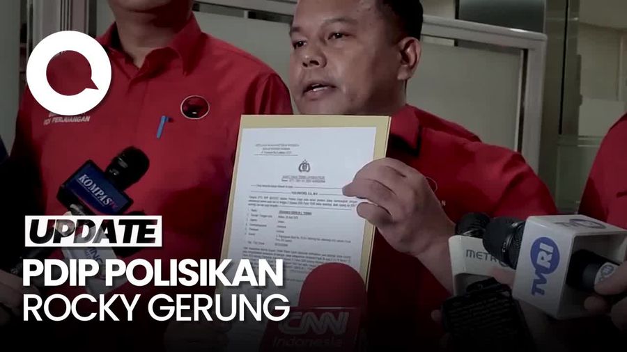 Laporan DPP PDIP ke Rocky Gerung Diterima Bareskrim Polri