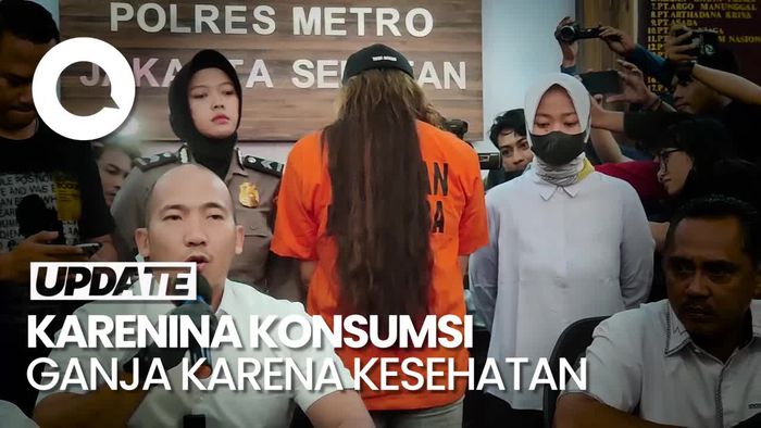Polisi Ungkap Alasan Karenina Anderson Pakai Ganja