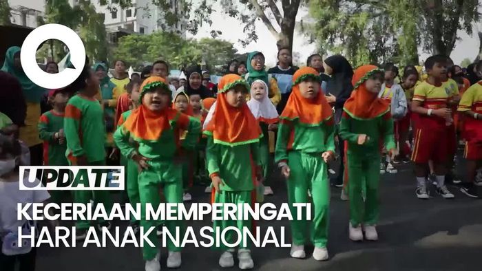 Meriahnya Acara Senam dan Pentas Ceria Anak Indonesia di Solo Safari