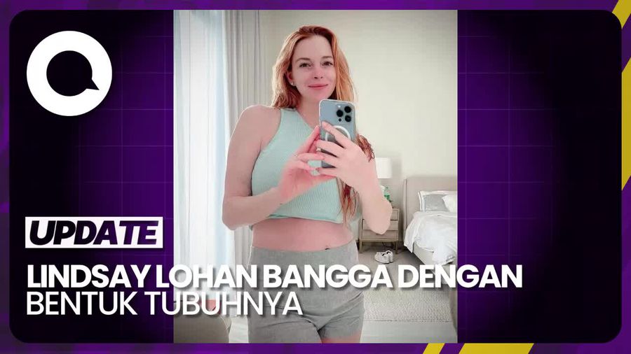 Lindsay Lohan soal Bentuk Tubuhnya Pasca-Lahiran: Aku Sangat Bangga!