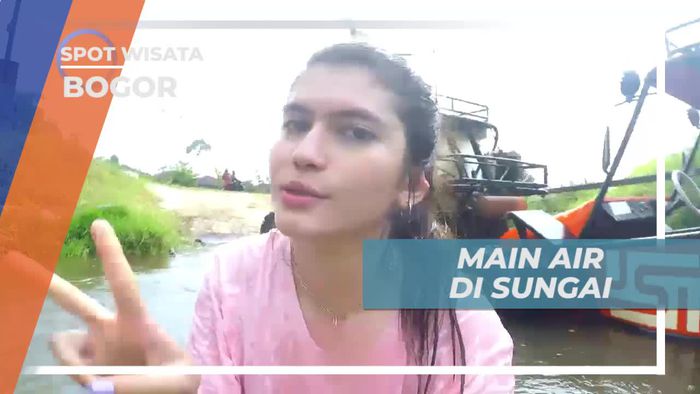 Seru-seruan Mandi di Sungai, Bogor