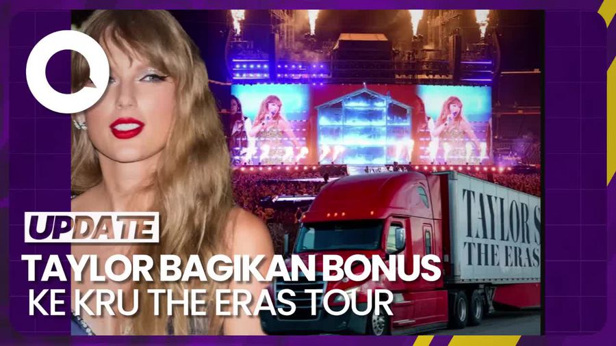 Taylor Swift Bagi-bagi Bonus Tur Konser, 1 Sopir Dapat Rp 1,5 M