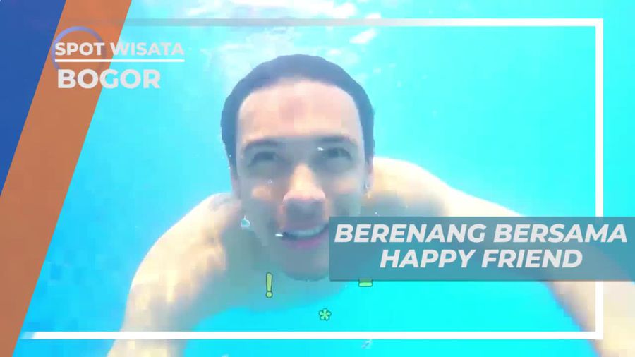 Berenang Bersama Happy Friends di Kolam Penginapan Bogor