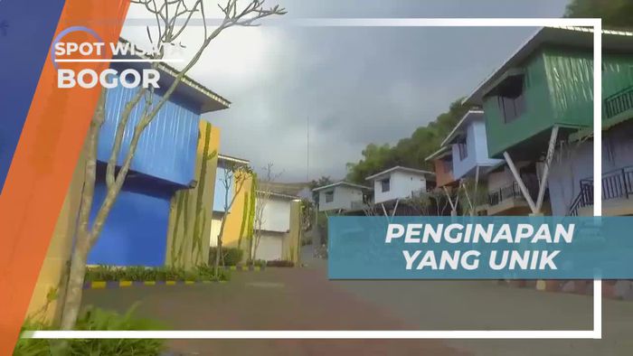 Penginapan Dengan Konsep Kontainer di Bogor