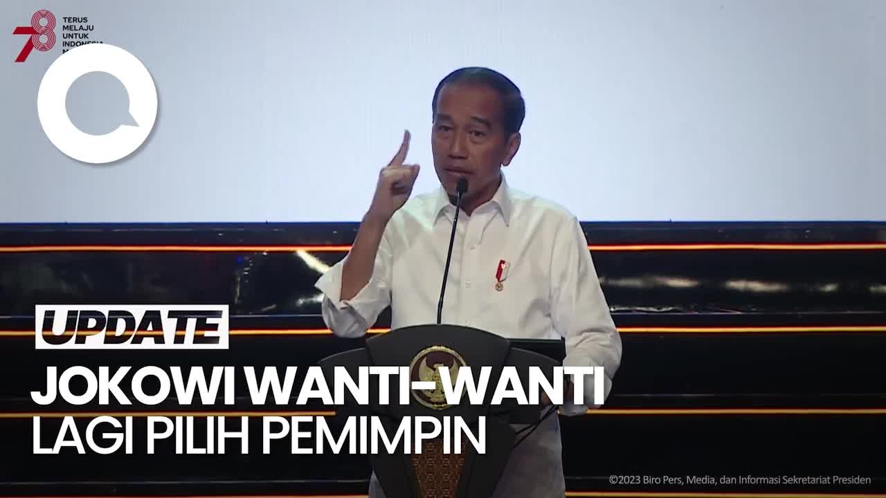 Jokowi: Hati-hati Pilih Pemimpin Di 2024, Kedaulatan Ada Di Tangan Rakyat