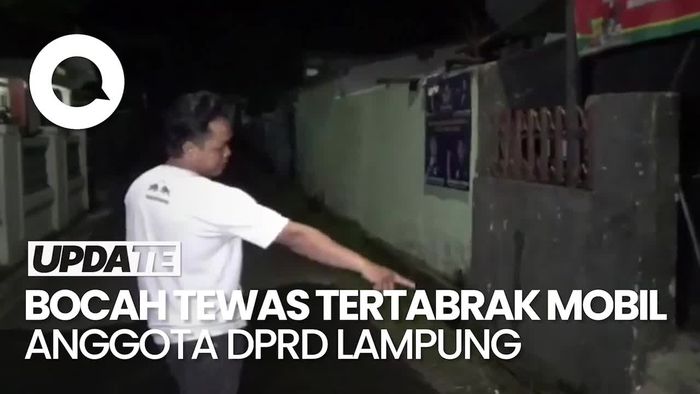Kronologi Bocah 5 Tahun Tewas Tertabrak Mobil Anggota DPRD Lampung