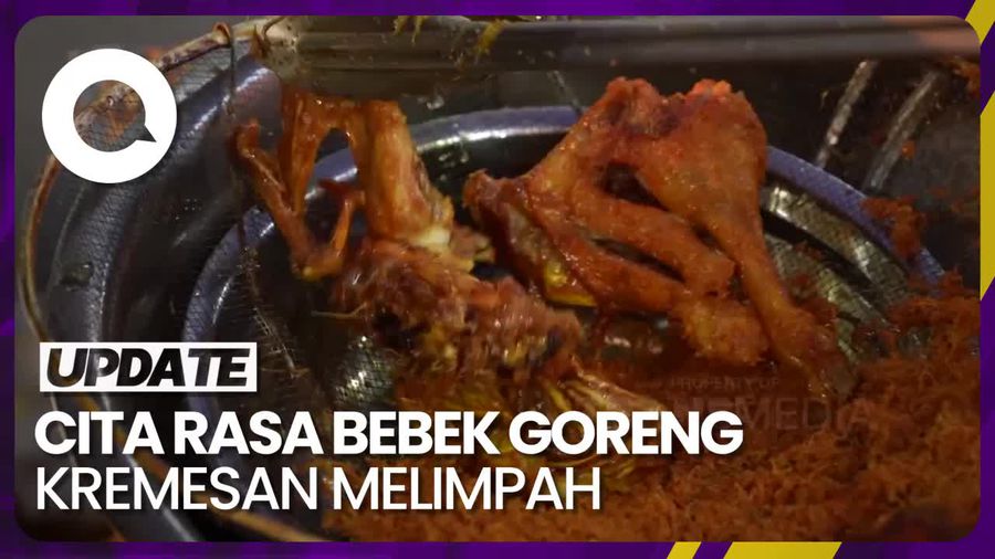 Bikin Laper: Bebek Goreng dengan Kremesan Melimpah