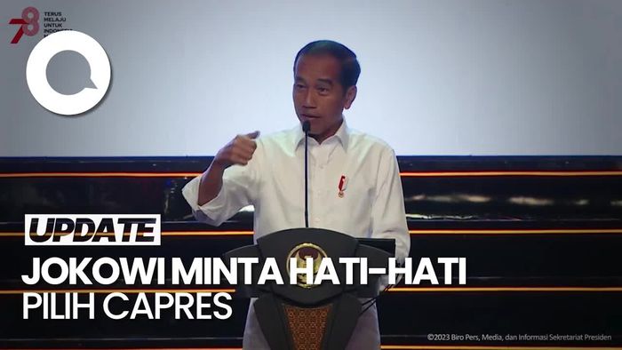 Berkali-kali Jokowi Minta Hati-hati Pilih Pemimpin di 2024