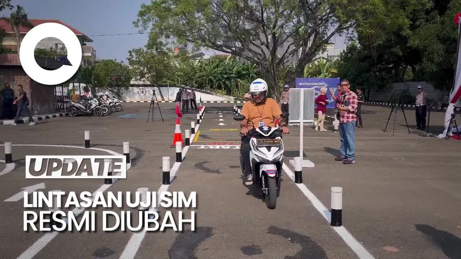 Korlantas Resmi Ubah Lintasan Uji SIM dari Angka 8 Jadi Huruf S