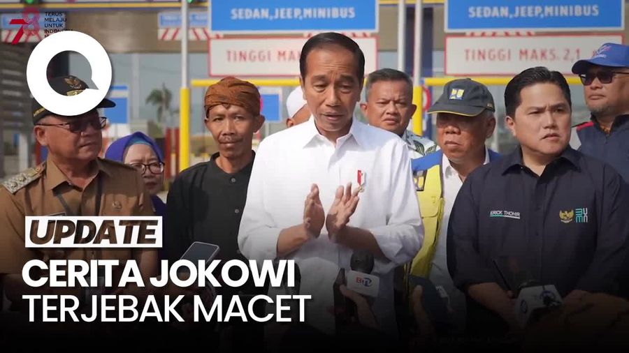 Sebelum Ada Tol, Jokowi Cerita Pernah Terjebak Macet 6 Jam ke Sukabumi