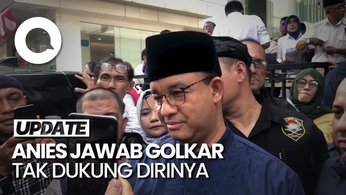 Anies Tak Kaget soal Tidak Didukung Airlangga di Pilpres 2024
