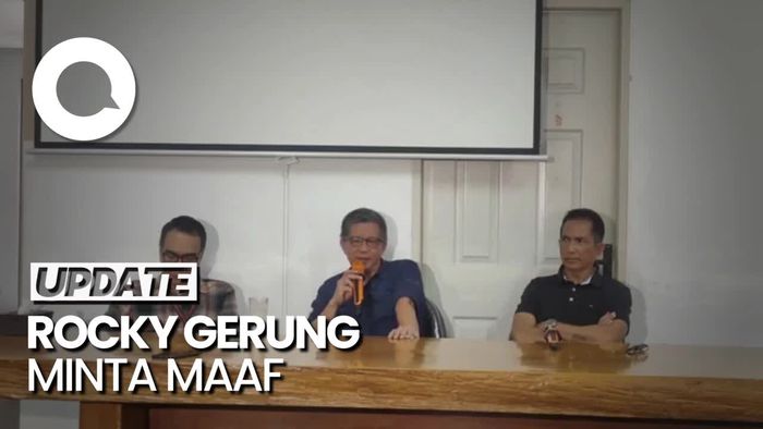 Rocky Gerung: Saya Minta Maaf Picu Perselisihan dan Keonaran