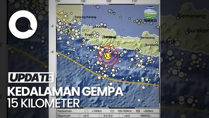 Gempa Magnitudo 3,3 Guncang Pangandaran Jabar