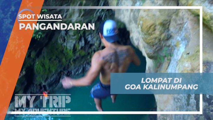 Pacu Adrenalin, Melompat ke Dalam Goa Kalinumpang dari Ketinggian, Pangandaran