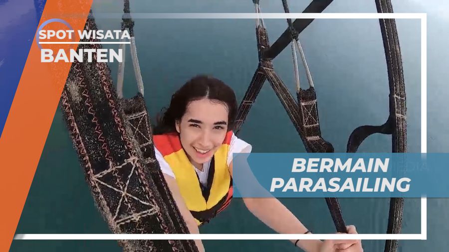 Serunya Menikmati Indahnya Pemandangan Pantai Anyer dari Udara, Banten