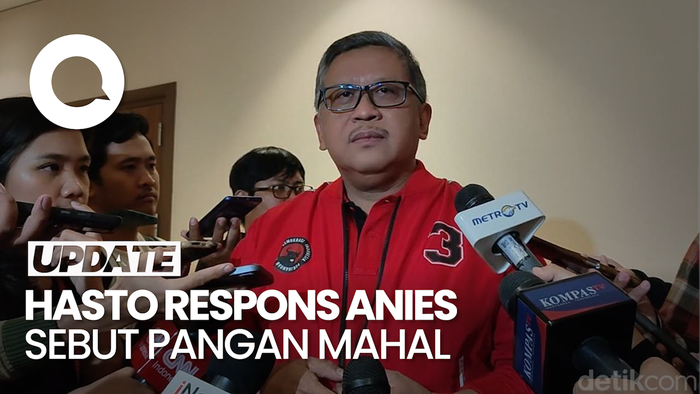 Hasto Balas Anies soal Pangan Mahal: Belum Paham yang Dilakukan Jokowi