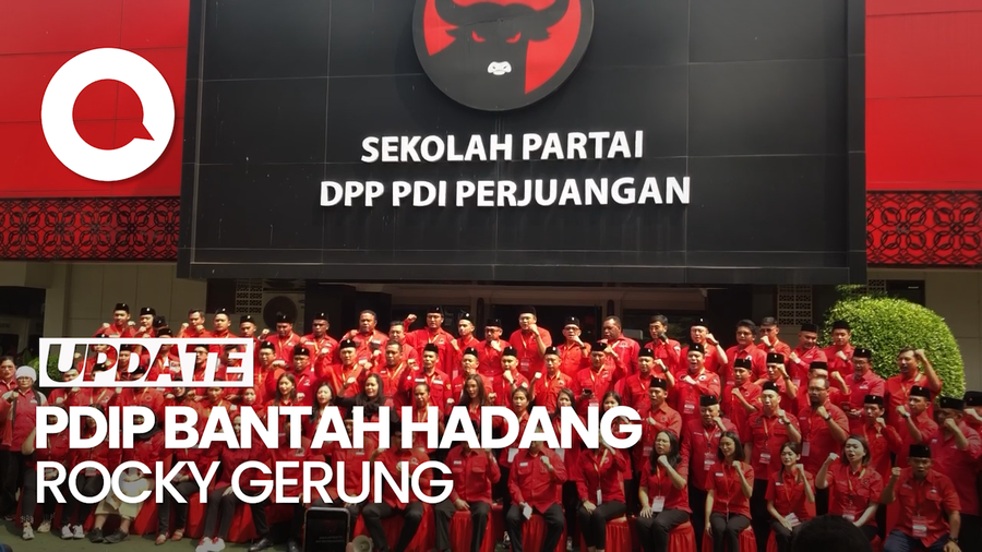 PDIP Bantah Halangi Rocky Gerung Bertemu Massa Mahasiswa di Yogyakarta
