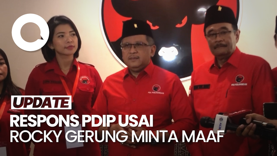 Rocky Gerung Minta Maaf, Hasto: Saling Memaafkan Itu Bagus