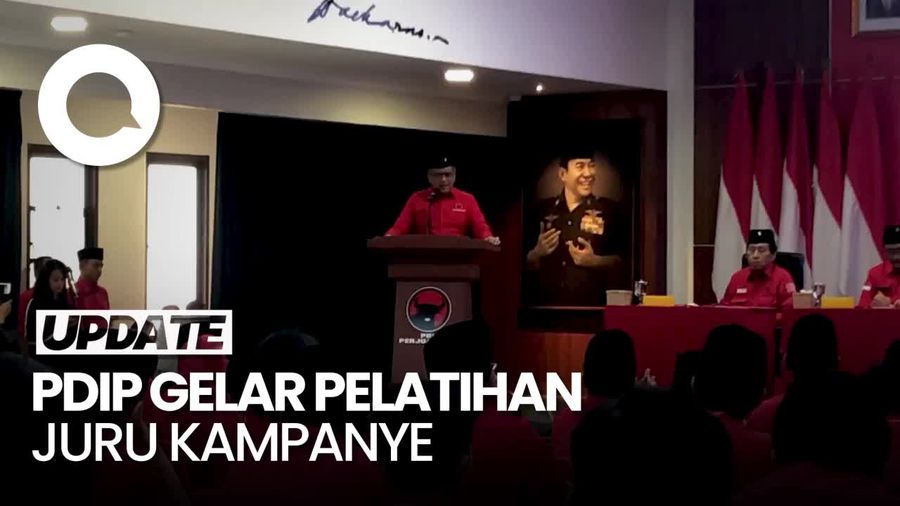 PDIP Gelar Pelatihan Juru Kampanye, Hasto: Bukan Jurkam Kaleng-kaleng