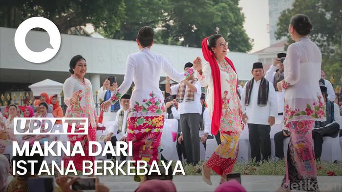 Jokowi Ungkap Alasan Gelar Istana Berkebaya