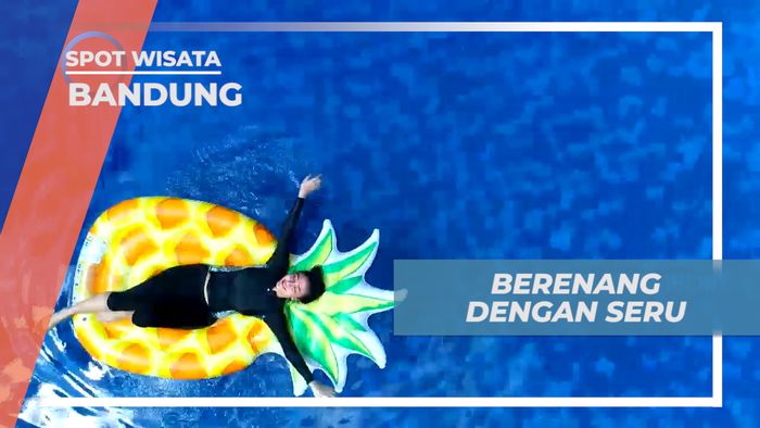 Menyantap Lezatnya Camilan Sambil Berendam di Kolam Renang, Bandung