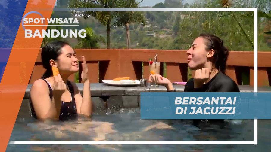 Menikmati Bersantai di Kolam Jacuzzi yang Nyaman, Bandung