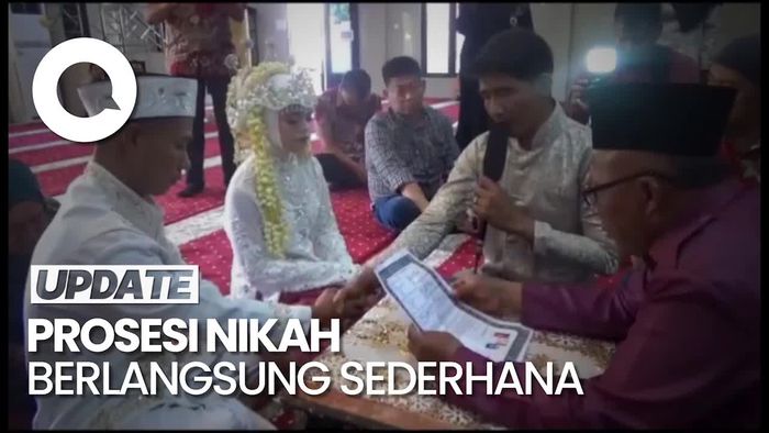 Momen Haru Tahanan Jambi Nikah, Usai Ijab Kabul Kembali ke Sel