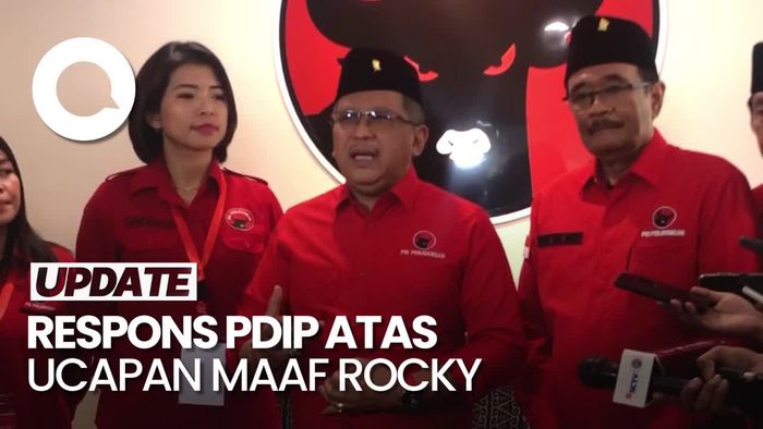 Saat Permintaan Maaf Rocky Gerung Disambut Sinyal Positif PDIP