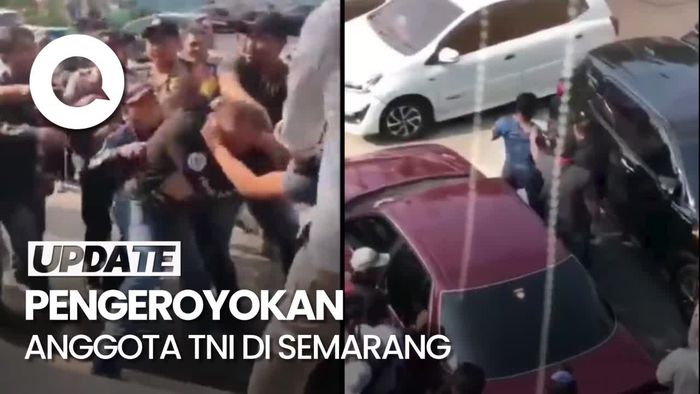 Viral Anggota TNI Diduga Dikeroyok Ormas Pemuda Pancasila di Semarang