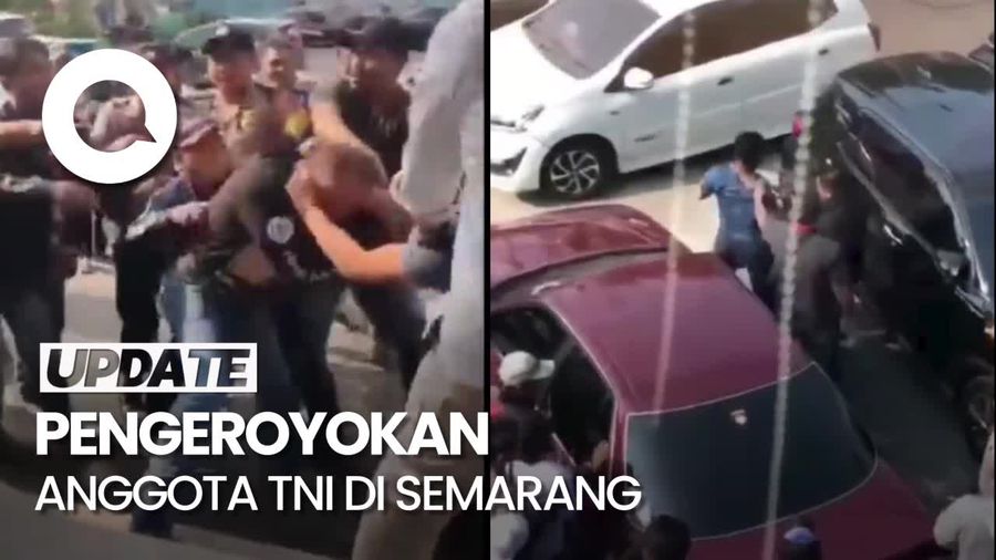 Viral Anggota TNI Diduga Dikeroyok Ormas Pemuda Pancasila di Semarang
