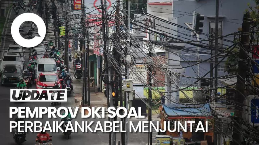 Pemprov DKI soal Kabel Menjuntai: Lewat Sebulan, Gunting!