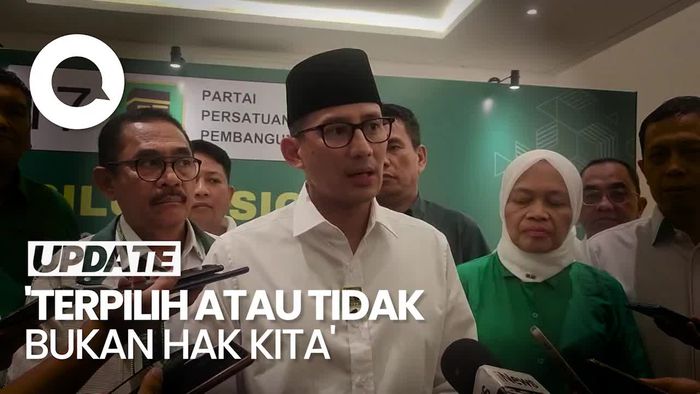 Sandiaga Tunggu Keputusan Pimpinan Parpol soal Jadi Cawapres Ganjar