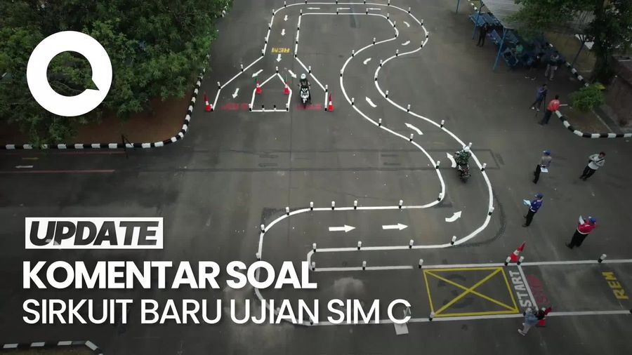 Komentar Warga Sebut Kini Ujian SIM C dengan Sirkuit Baru Lebih Mudah