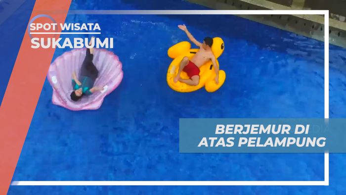 Bersantai Dengan Floaties Menikmati Suasana Sejuk di Penginapan Sukabumi