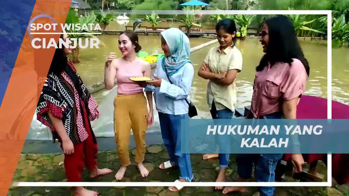 Memakan Lemon, Hukuman Bagi yang Kalah Tantangan Water Ball, Cianjur