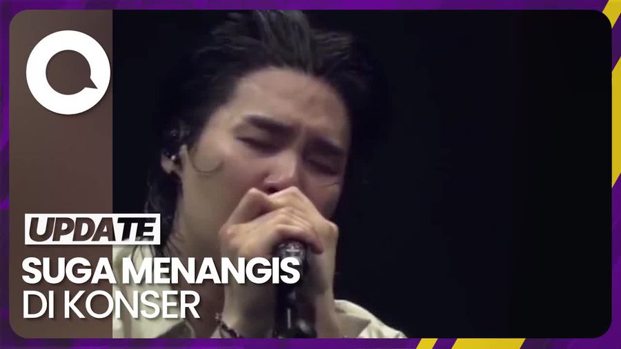 Suga Menangis Tersedu di Konser Terakhir D-Day The Final