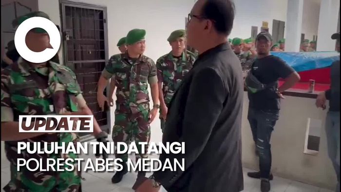 Penahanan Saudara Tentara Jadi Pemicu Puluhan TNI Serbu Polres Medan