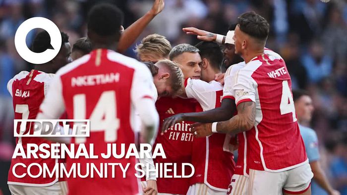 Arsenal Juara Community Shield Usai Kalahkan Manchester City