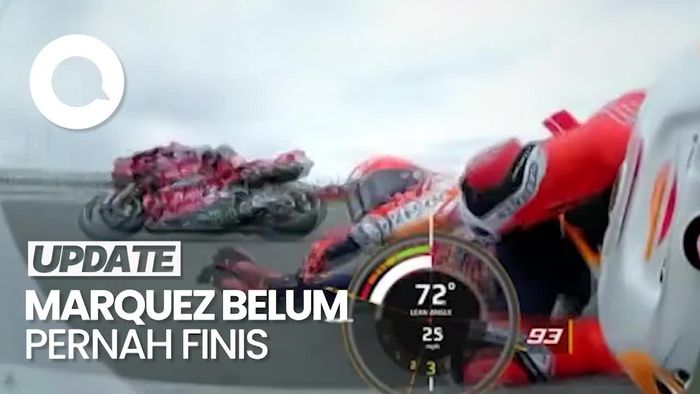 Tren Buruk Berlanjut, Marc Marquez Crash Lagi