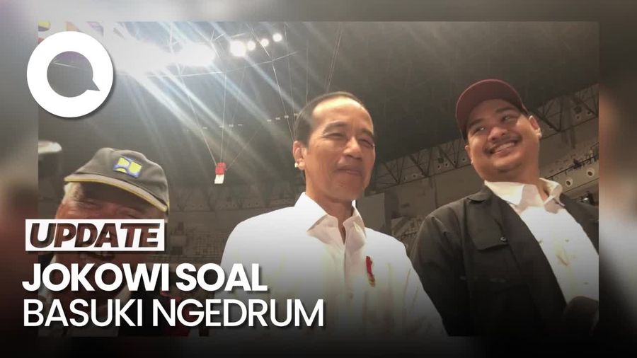 Lihat Menteri PUPR Main Drum, Jokowi: Masih Kalah dengan John Bonham