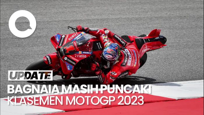 Bagnaia Masih Teratas di Klasemen MotoGP 2023, Martin Kedua