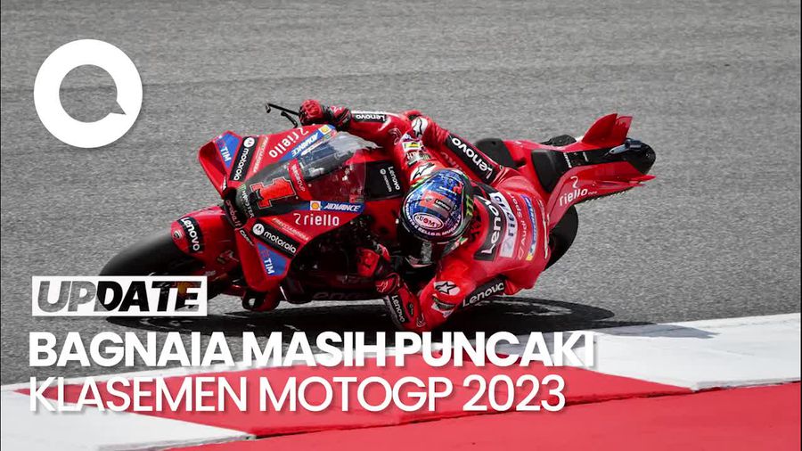 Bagnaia Masih Teratas di Klasemen MotoGP 2023, Martin Kedua