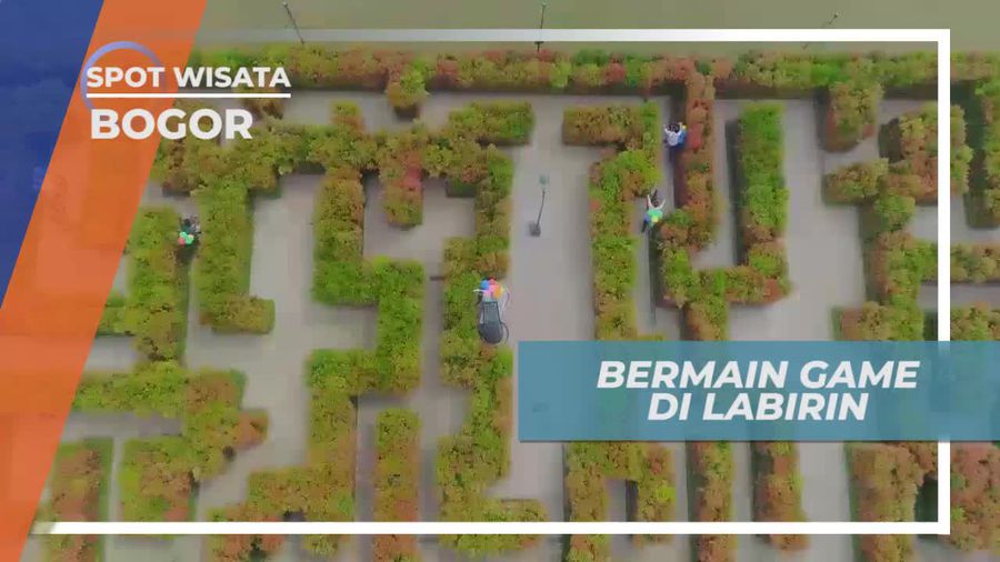 Tersesat Saat Bermain Labirin Sepeda di Bogor