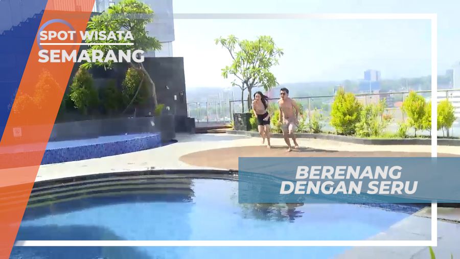 Seru-seruan Menikmati Fasilitas Kolam Renang di Hotel Mewah, Semarang